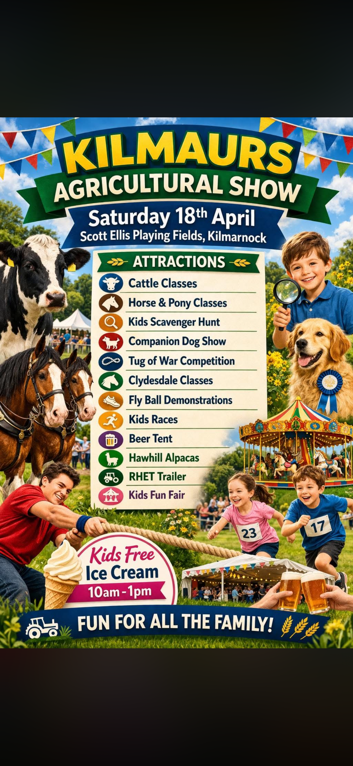 Kilmaurs Farmers Society - Horse Section Logo